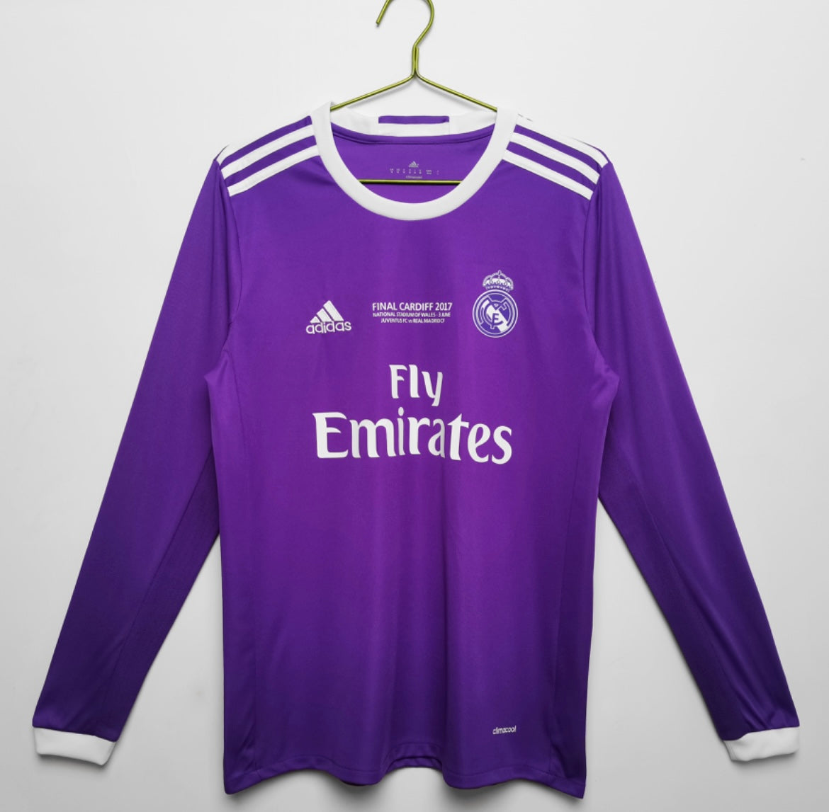Maillot Rétro Real Madrid 2016-17 Extérieur Manches Longues