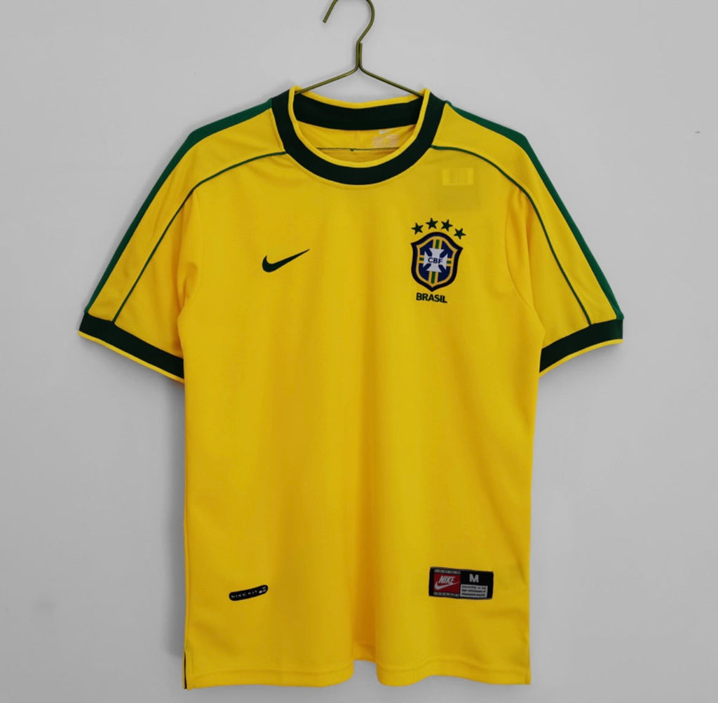 Maillot Rétro Brésil 1998 Domicile
