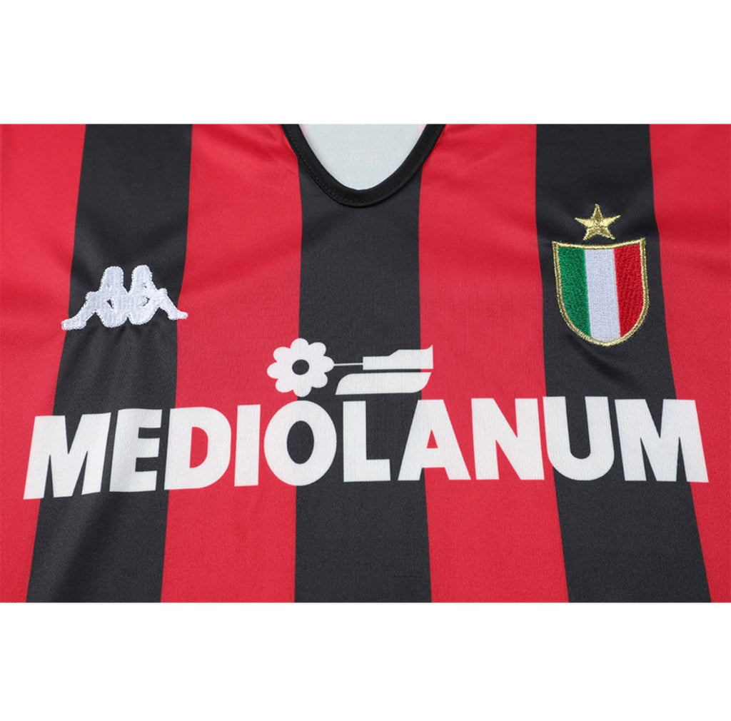 Maillot Rétro AC Milan 1988-89 Domicile