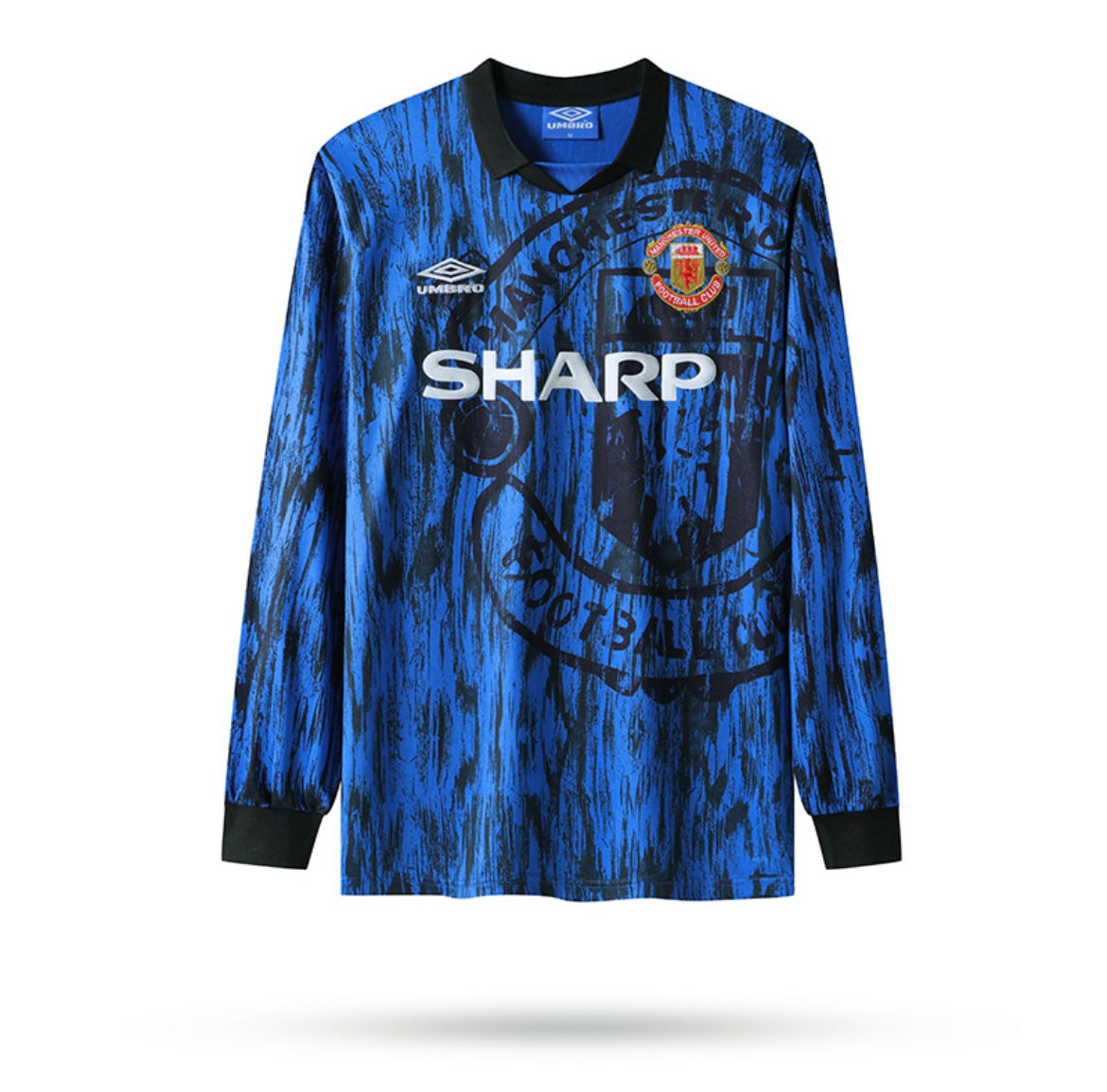 Maillot Rétro Manchester United 1992-93 Extérieur Manches Longues