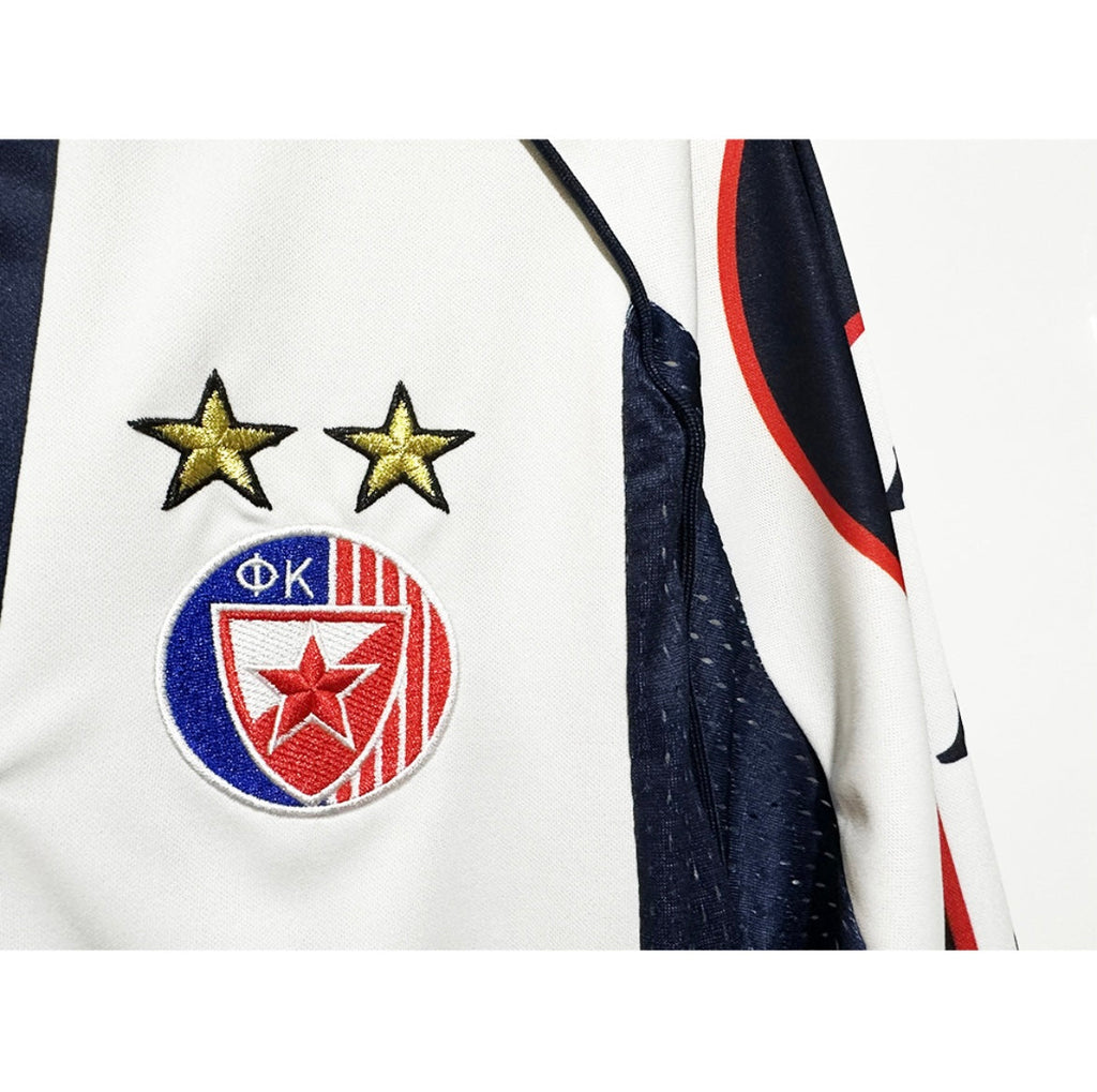 Maillot Rétro Étoile Rouge de Belgrade 1999-00 Extérieur Manches Longues