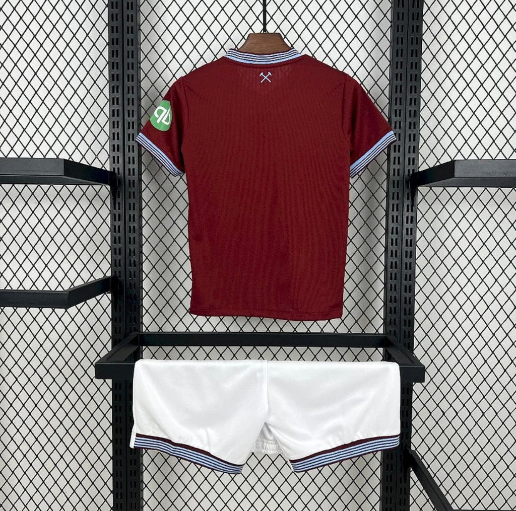 Kits Enfants West Ham 2025/26 Domicile