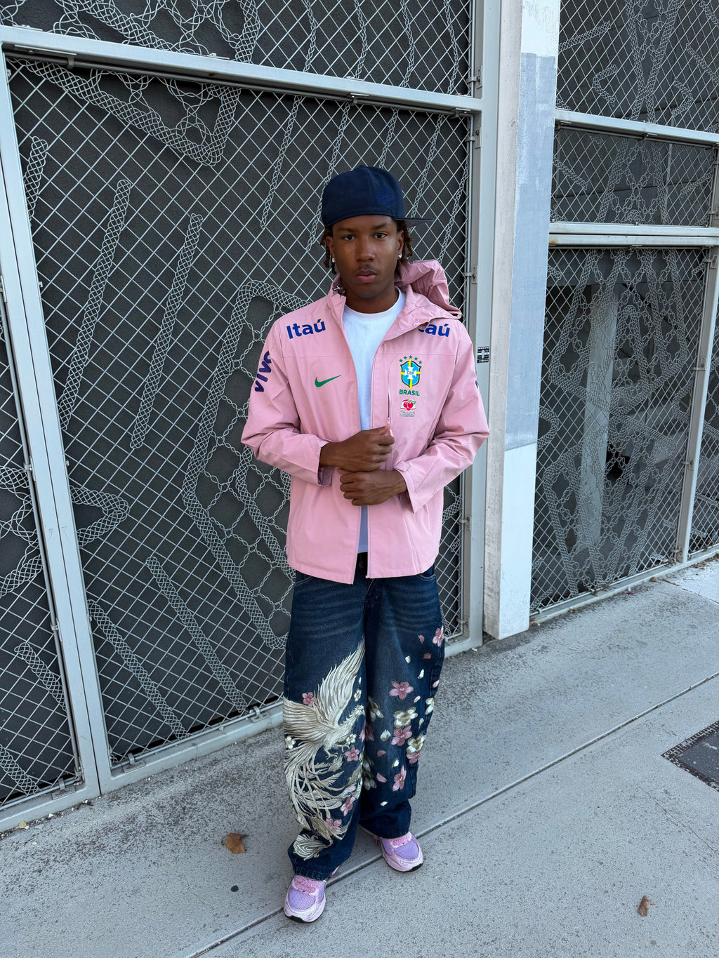Veste Imperméable Brésil – Rose | GoalKits