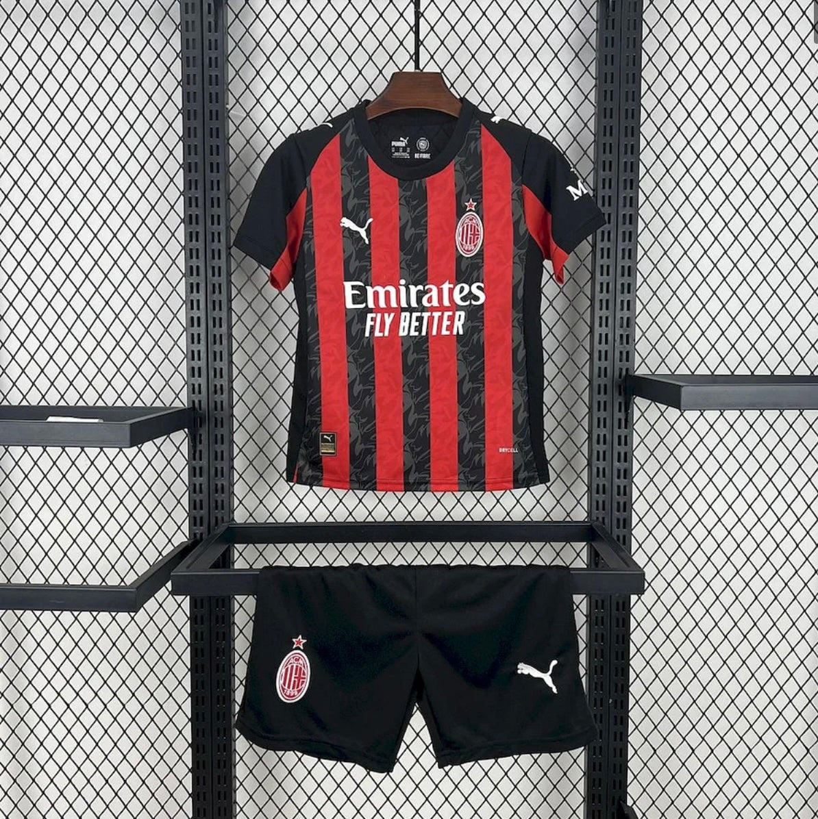 Kit Enfant AC Milan 2025-26 Domicile