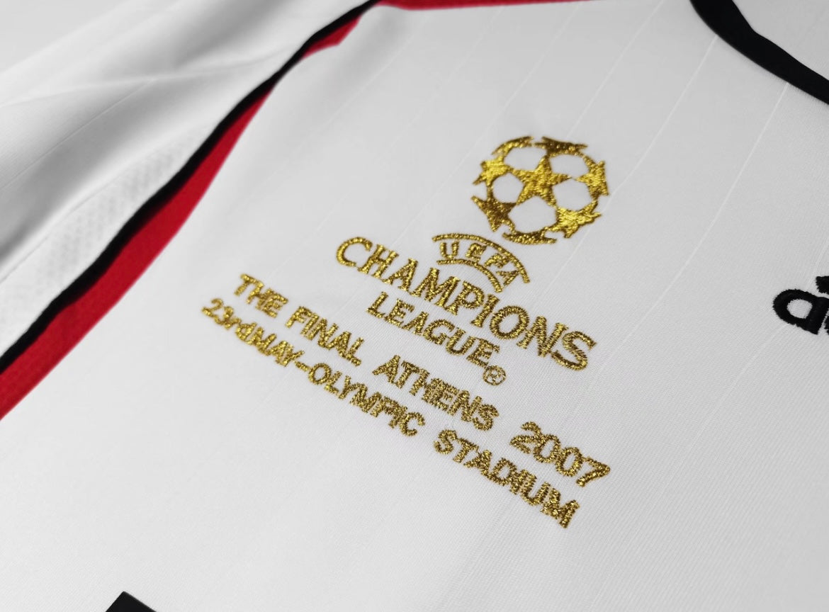 Maillot Rétro AC Milan 2006-07 Extérieur Manches Longues