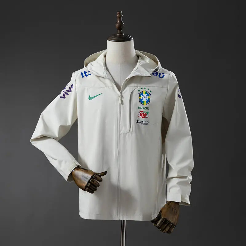 Veste Imperméable Brésil – Beige | GoalKits