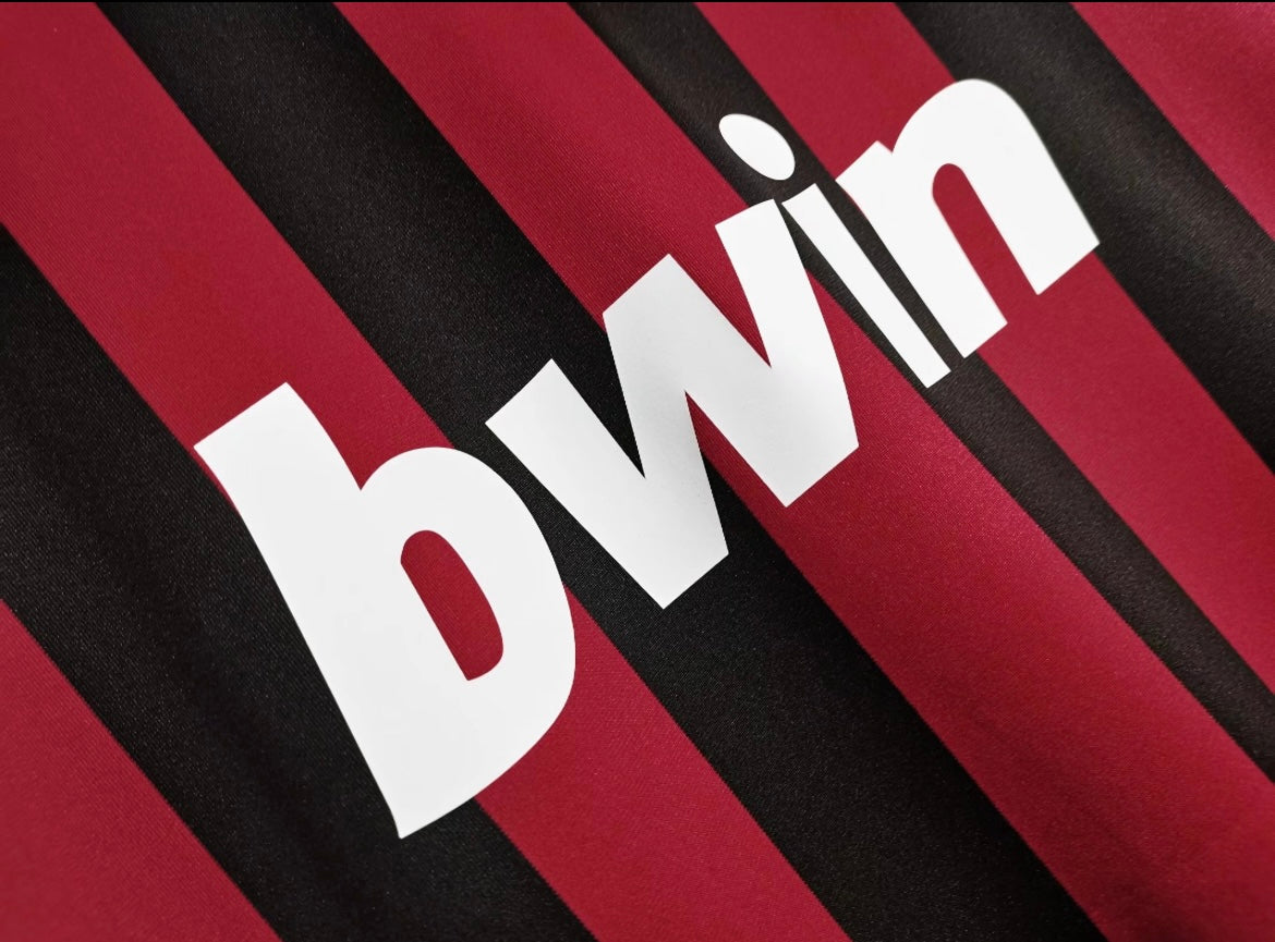 Maillot Rétro AC Milan 2009-10 Domicile Manches Longues