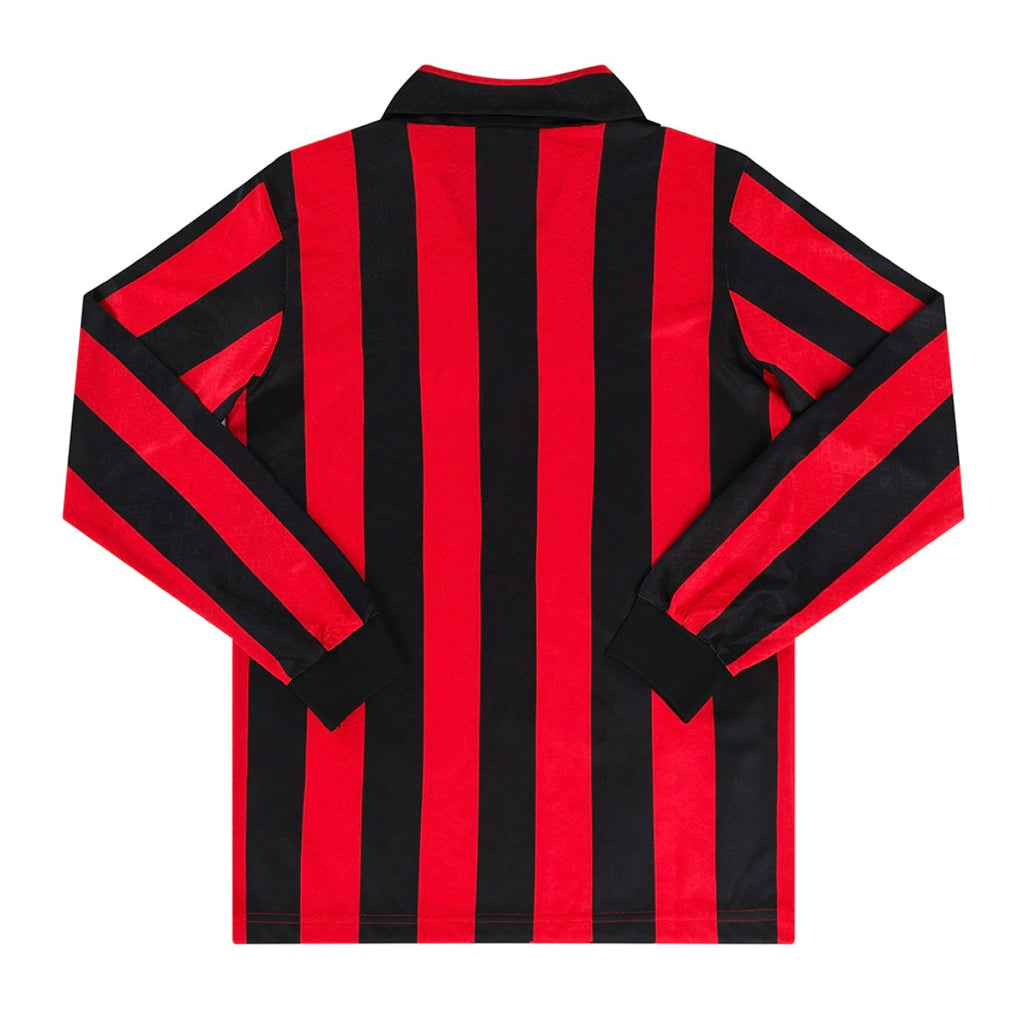 Maillot Rétro AC Milan 1989-90 Domicile Manches Longues