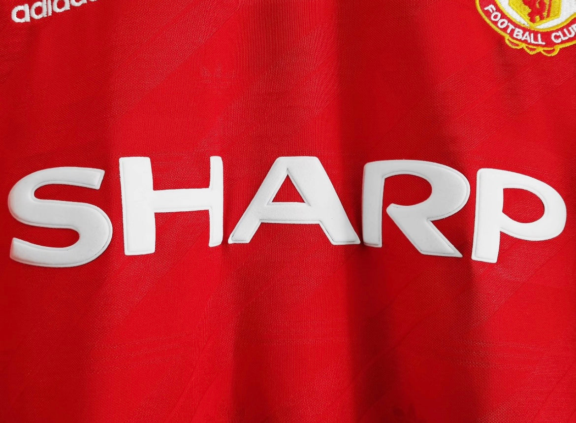 Maillot Rétro Manchester United 1986-87 Domicile Manches Longues