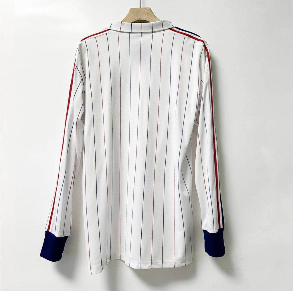 Maillot Rétro France 1980 Extérieur Manches Longues