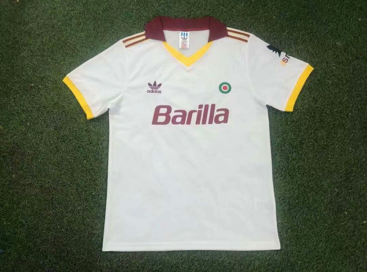Maillot Rétro AS Roma 1991-92 Extérieur