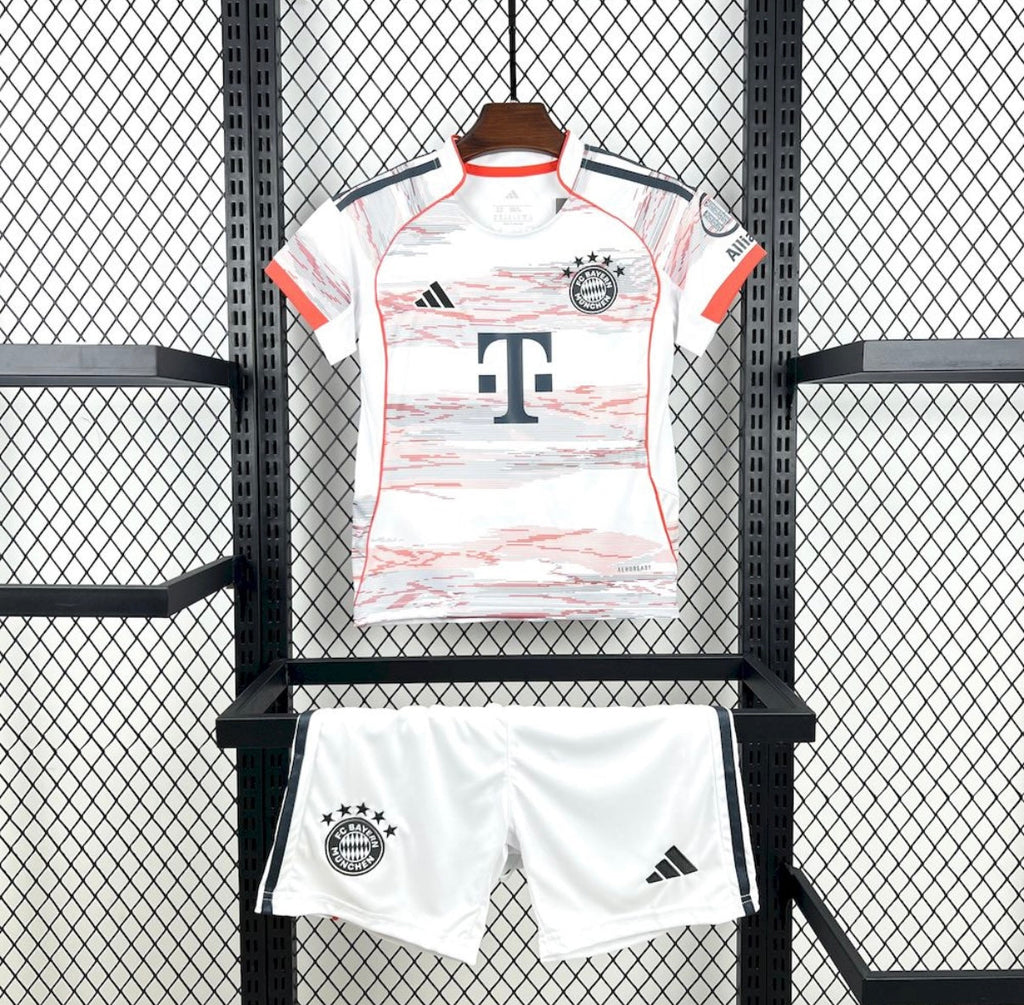 Kit Enfant Bayern Munich 2025-26 Extérieur