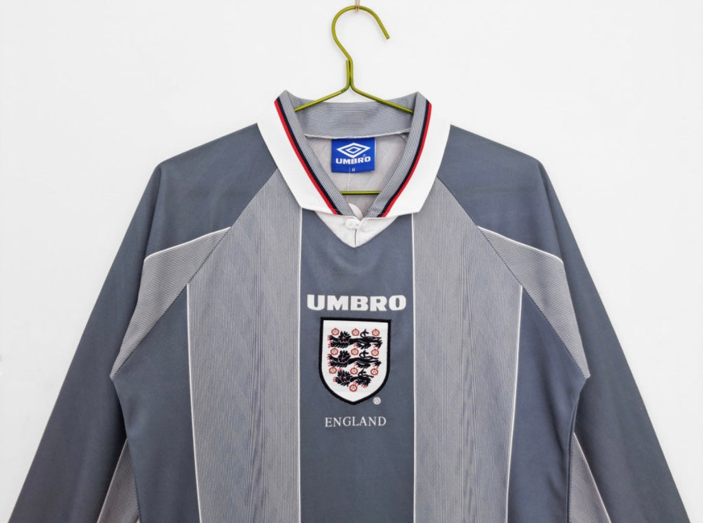 Maillot Rétro Angleterre 1996 Extérieur Manches Longues