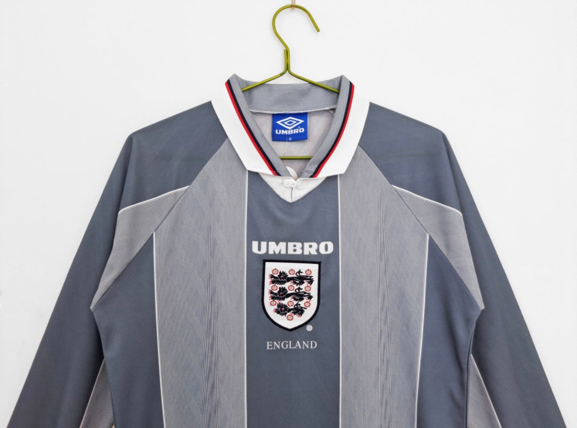 Maillot Rétro Angleterre 1996 Extérieur Manches Longues