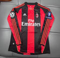 Maillot Rétro AC Milan 2010-11 Domicile Manches Longues