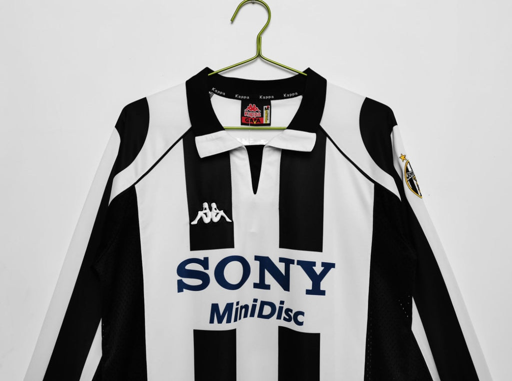 Maillot Rétro Juventus 1997-98 Domicile Manches Longues