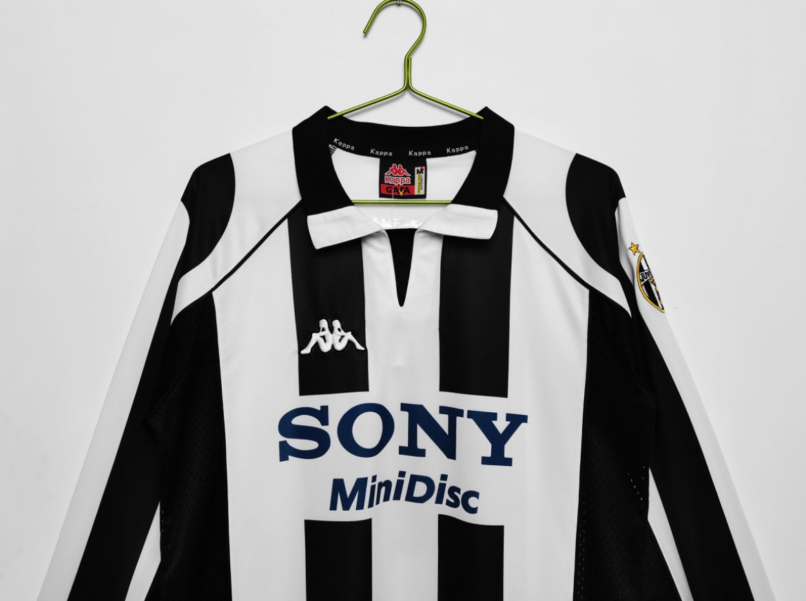 Maillot Rétro Juventus 1997-98 Domicile Manches Longues