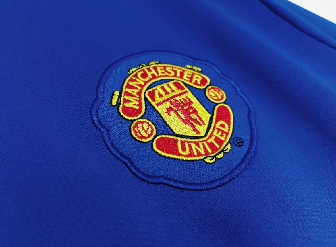 Maillot Rétro Manchester United 2007-08 Third Manches Longues