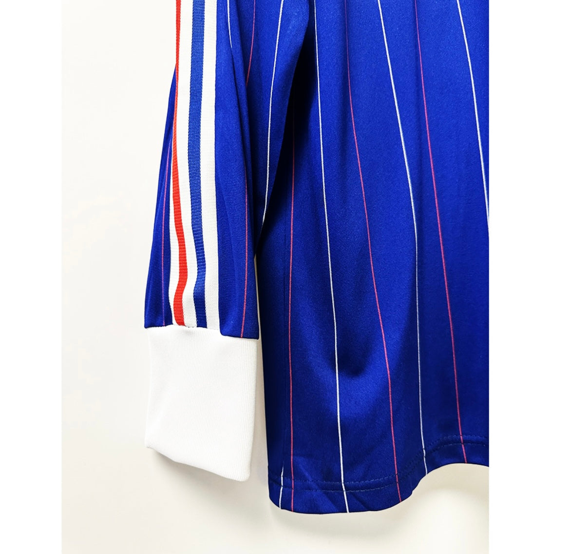 Maillot Rétro France 1980 Domicile Manches Longues