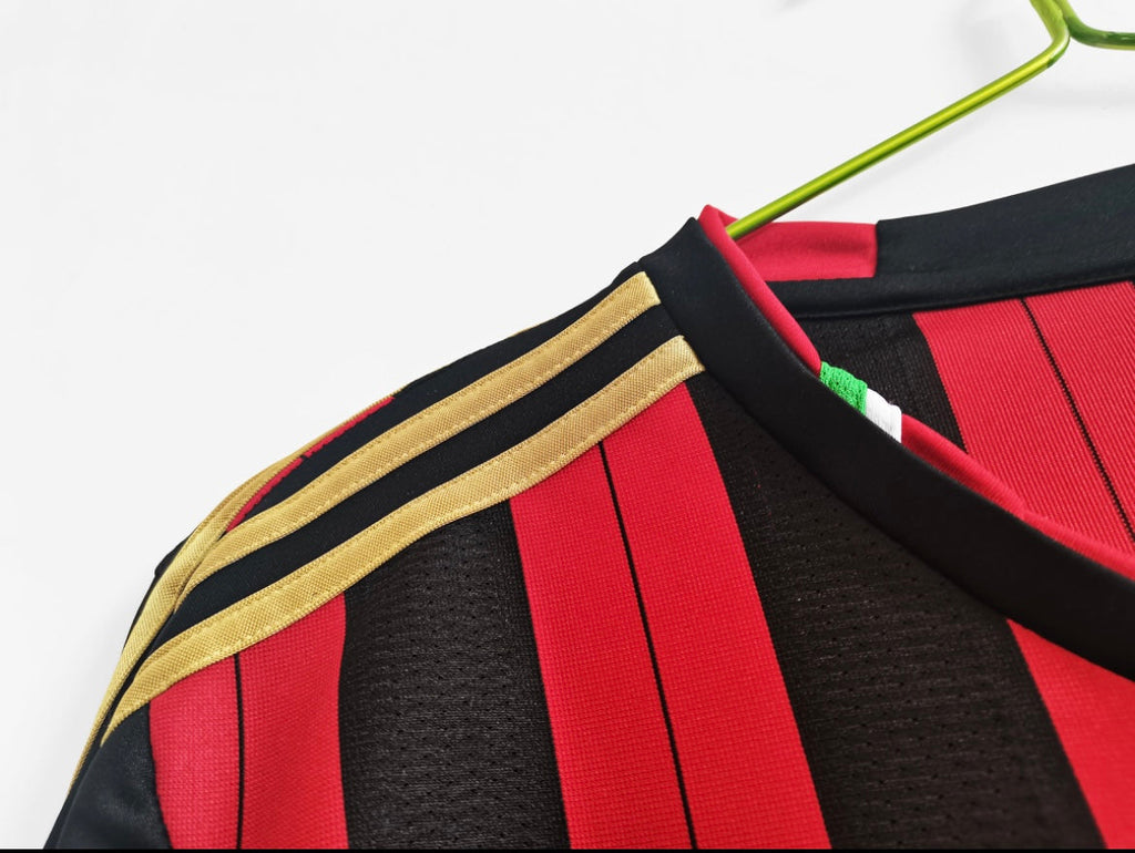 Maillot Rétro AC Milan 2013-14 Domicile Manches Longues