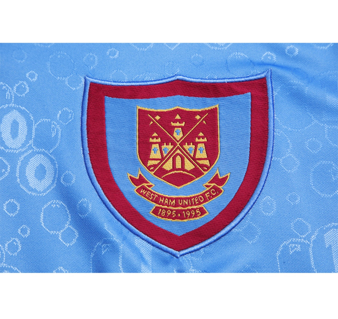 Maillot Rétro West Ham 1995-96 Extérieur Manches Longues