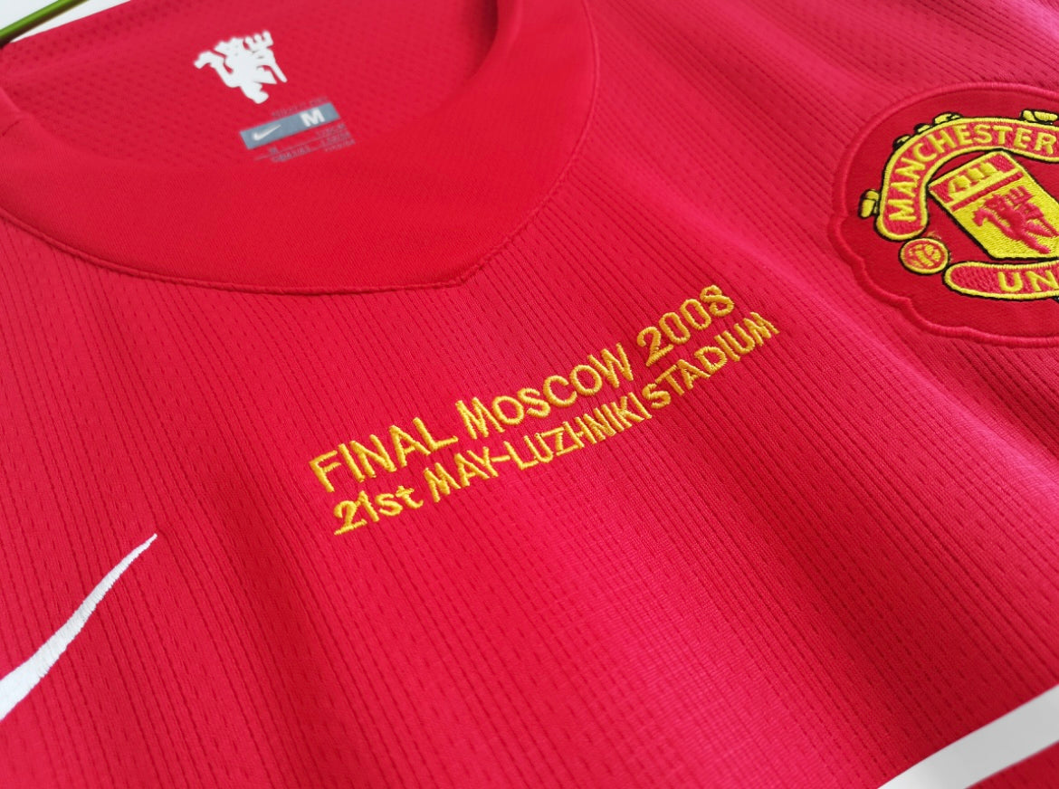 Maillot Rétro Manchester United 2007-08 Domicile
