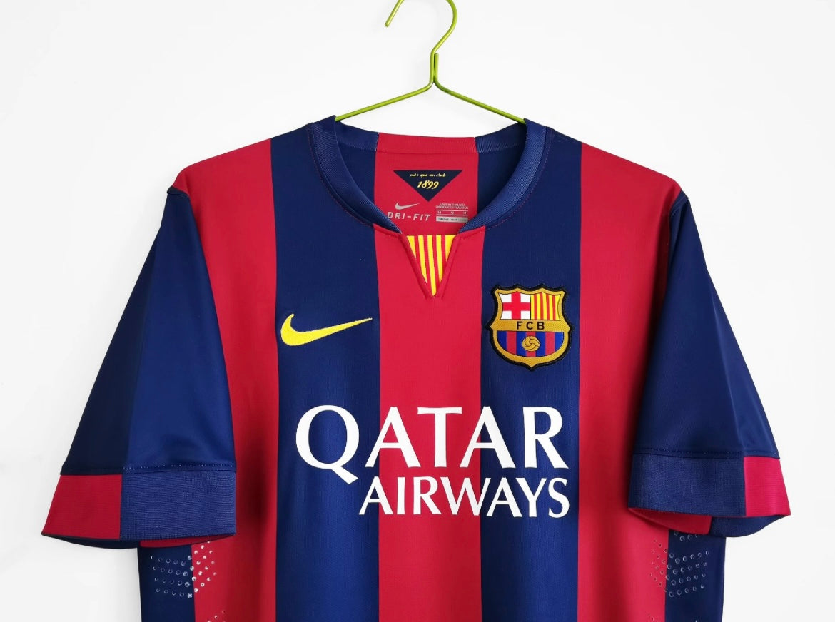 Maillot Rétro FC Barcelone 2014-15 Domicile