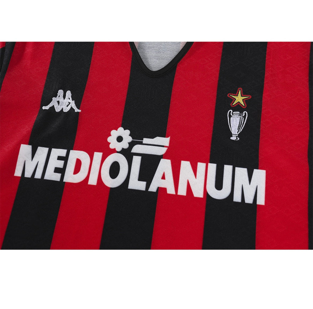 Maillot Rétro AC Milan 1989-90 Domicile