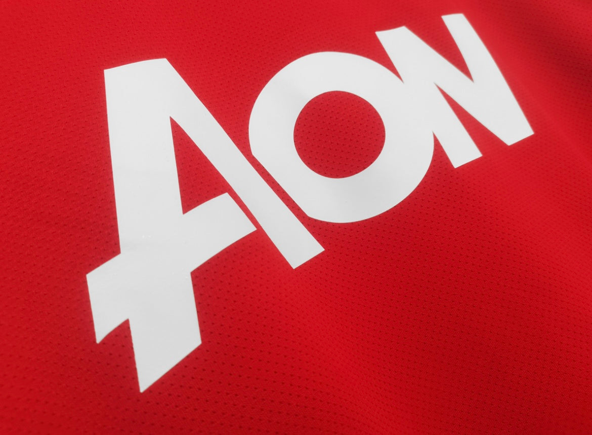 Maillot Rétro Manchester United 2010-11 Domicile Manches Longues
