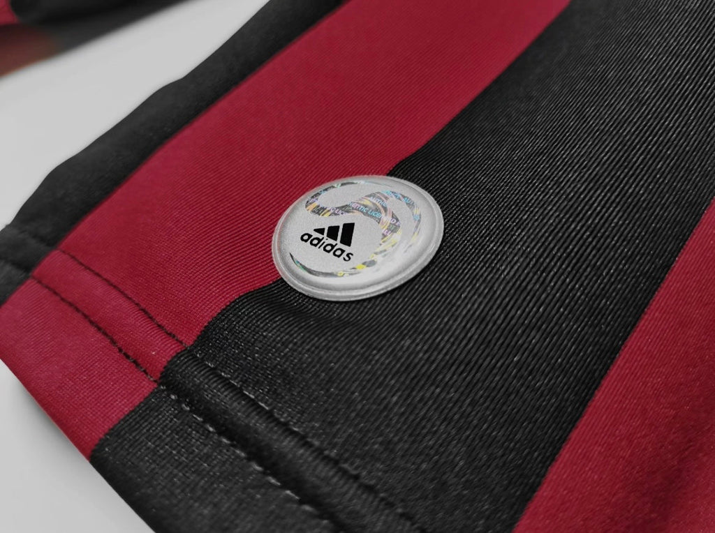 Maillot Rétro AC Milan 2009-10 Domicile Manches Longues