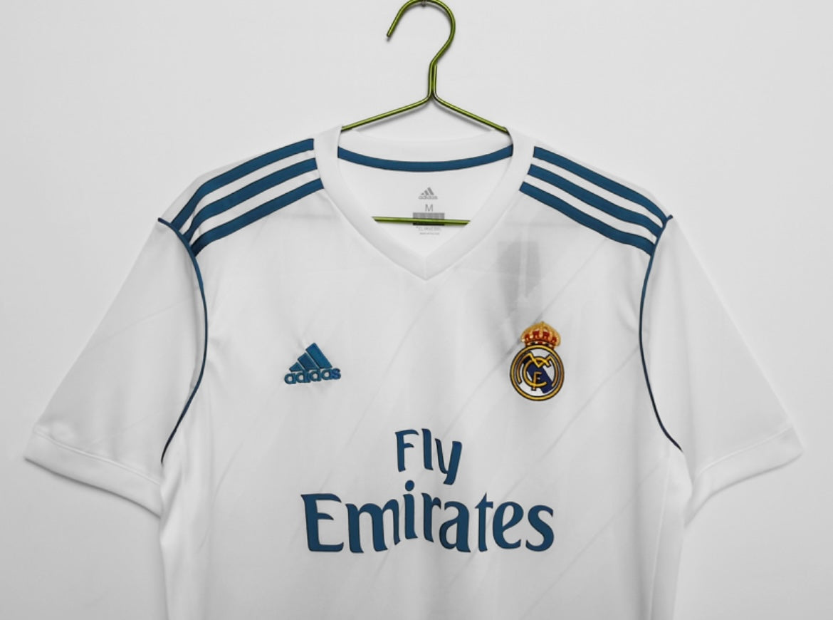 Maillot Rétro Real Madrid 2017-18 Domicile