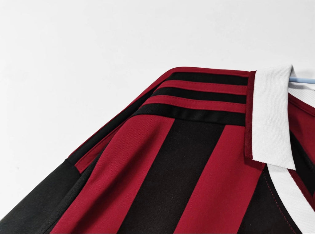 Maillot Rétro AC Milan 2009-10 Domicile Manches Longues