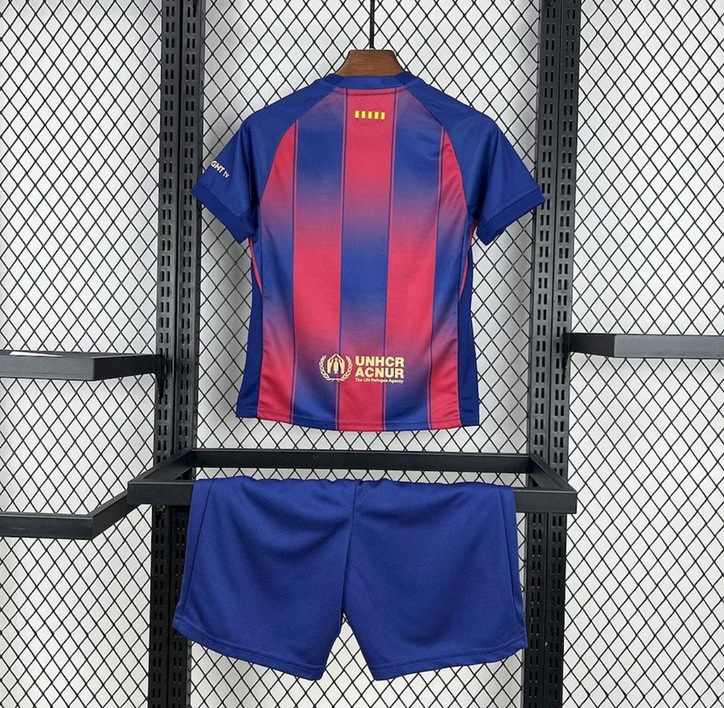 Kit Enfant FC Barcelone 2025-26 Domicile