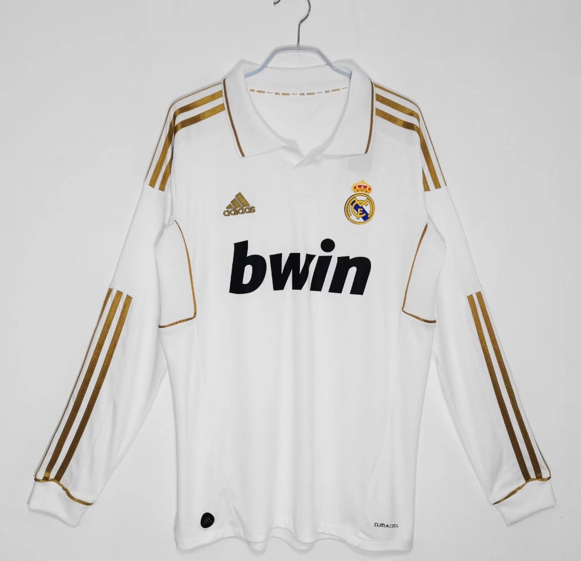 Maillot Rétro Real Madrid 2011-12 Domicile Manches Longues