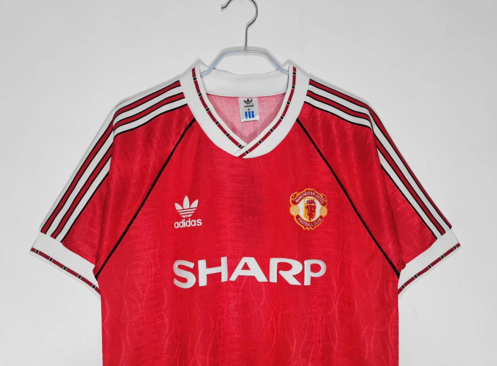 Maillot Rétro Manchester United 1991-92 Domicile