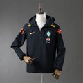 Veste Imperméable Brésil – Noir | GoalKits