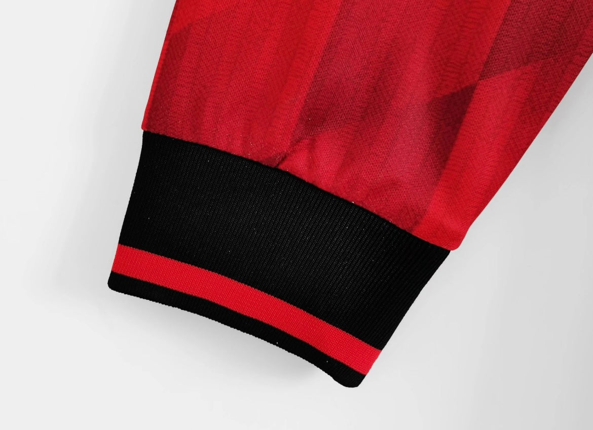 Maillot Rétro Manchester United 1996-97 Domicile Manches Longues
