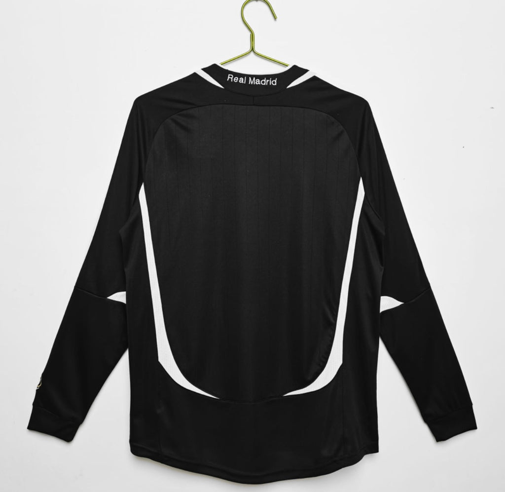 Maillot Rétro Real Madrid 2006-07 Extérieur Manches Longues