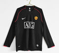 Maillot Rétro Manchester United 2007-08 Extérieur Manches Longues