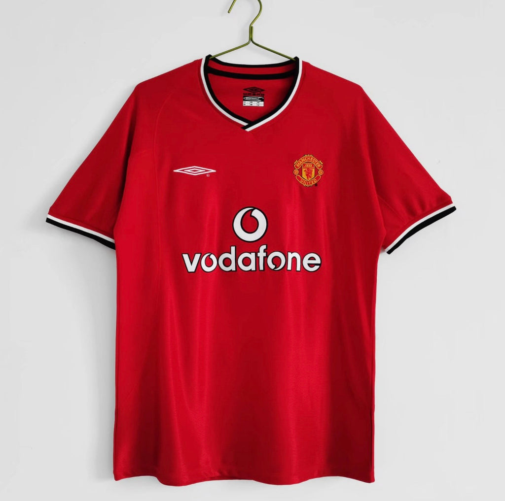 Maillot Rétro Manchester United 2000-01 Domicile