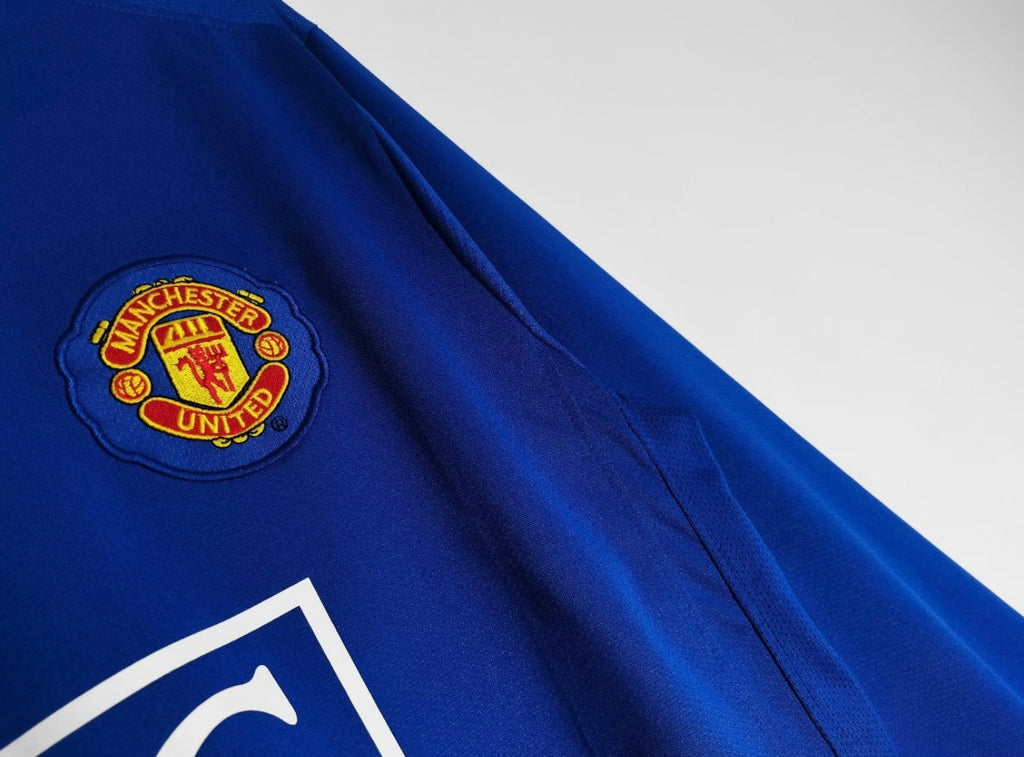 Maillot Rétro Manchester United 2007-08 Third Manches Longues
