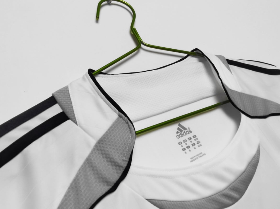Maillot Rétro Real Madrid 2006-07 Domicile Manches Longues