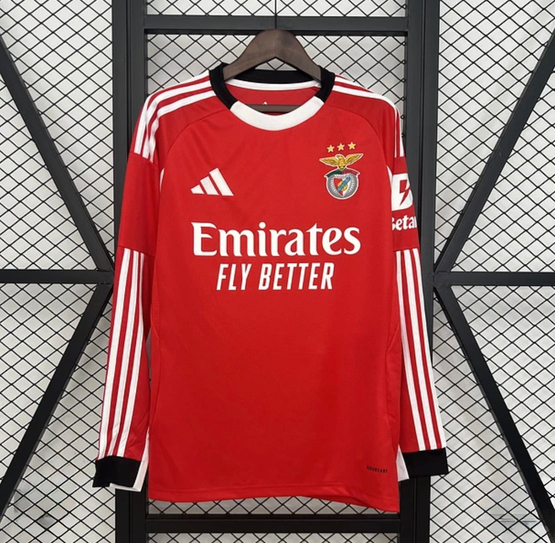 Maillot Benfica 2025-26 Domicile Manches Longues