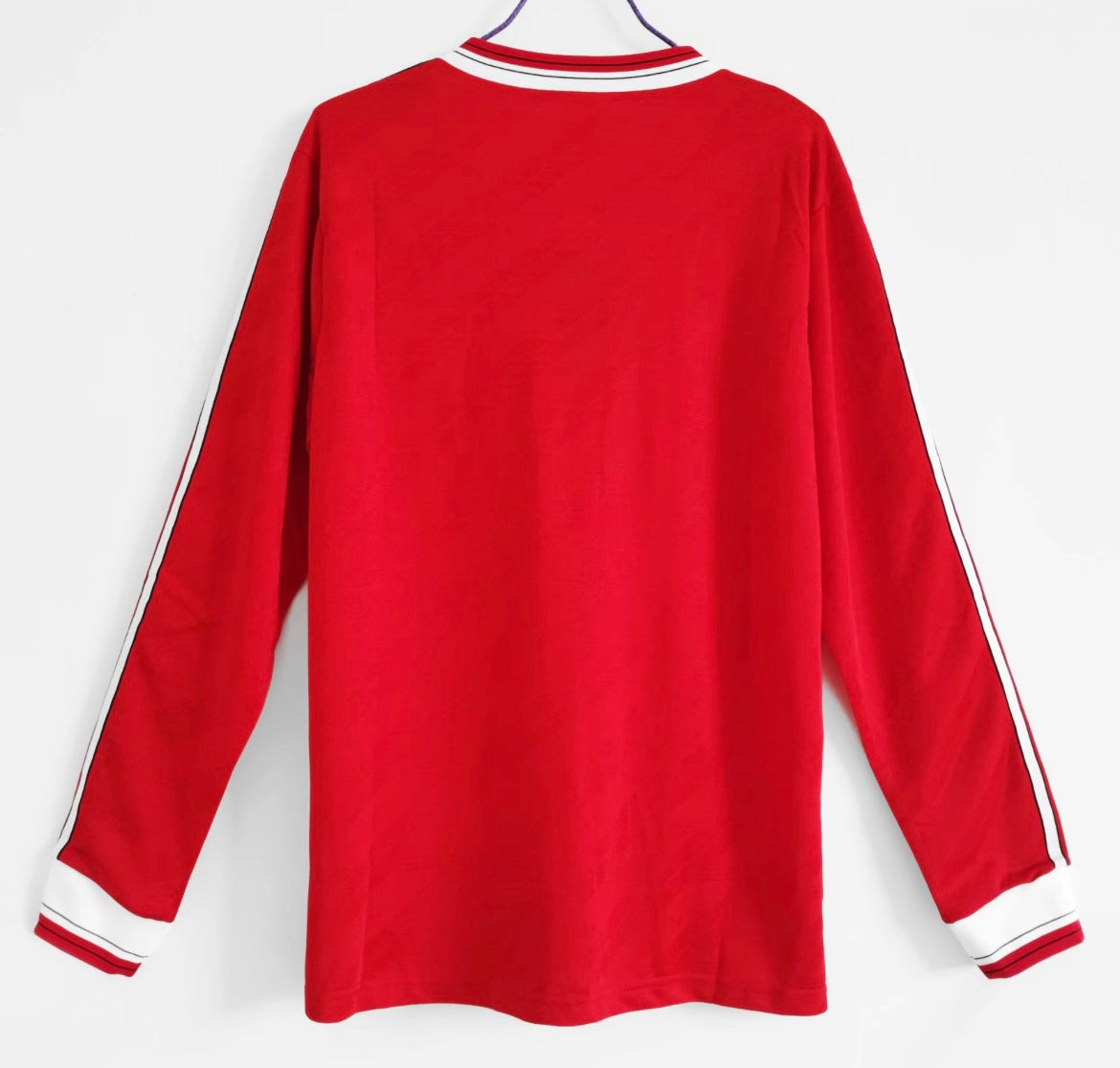 Maillot Rétro Manchester United 1986-87 Domicile Manches Longues
