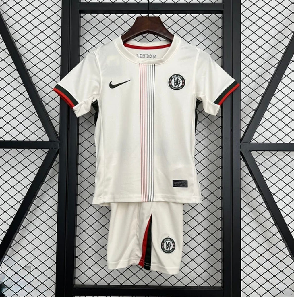 Kit Enfant Chelsea 2025-26 Extérieur