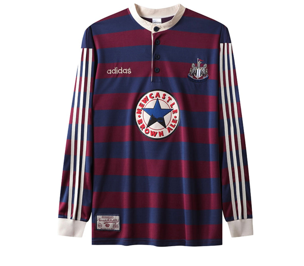 Maillot Rétro Newcastle 1995-96 Extérieur Manches Longues