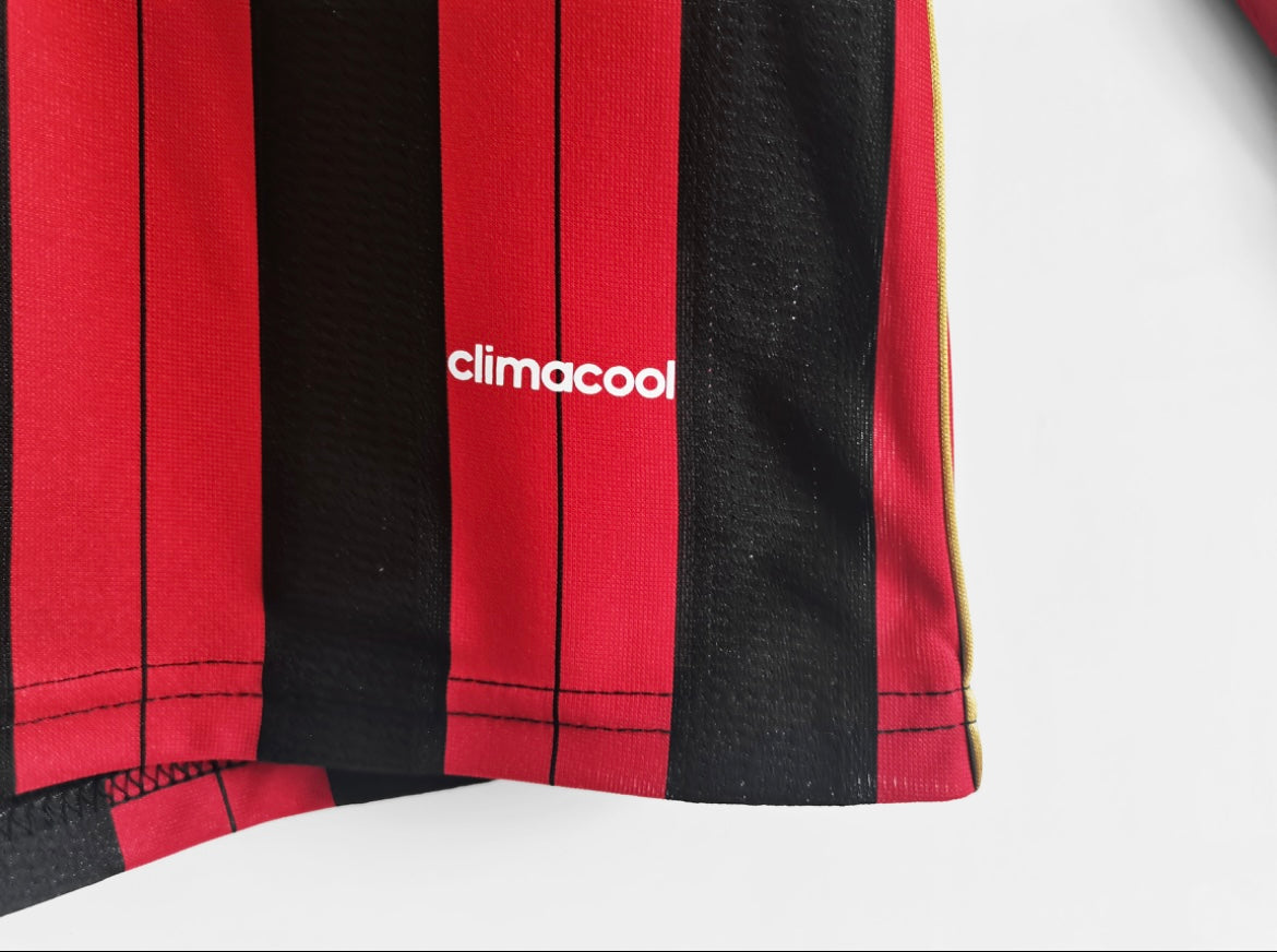 Maillot Rétro AC Milan 2013-14 Domicile Manches Longues