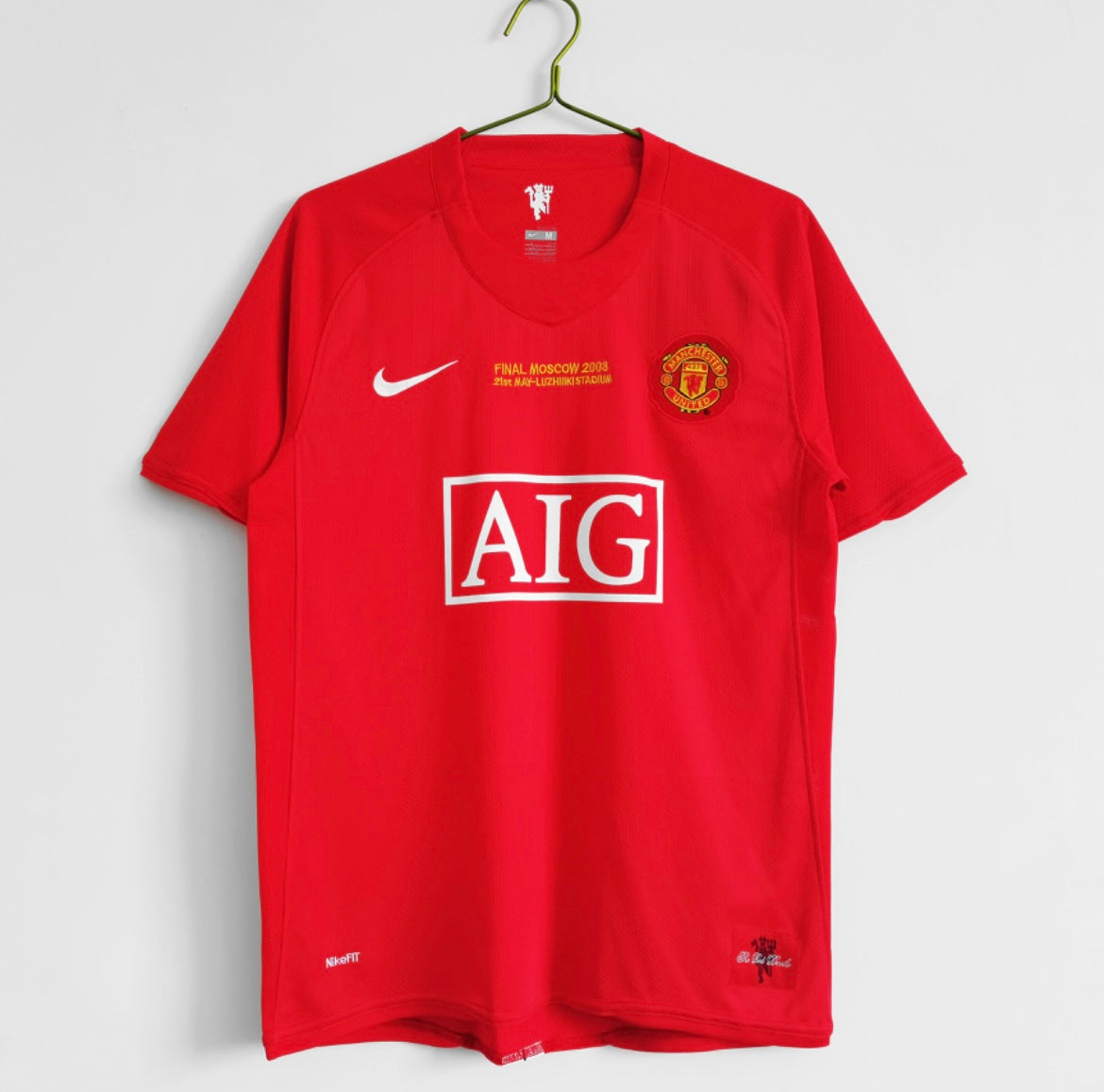 Maillot Rétro Manchester United 2007-08 Domicile