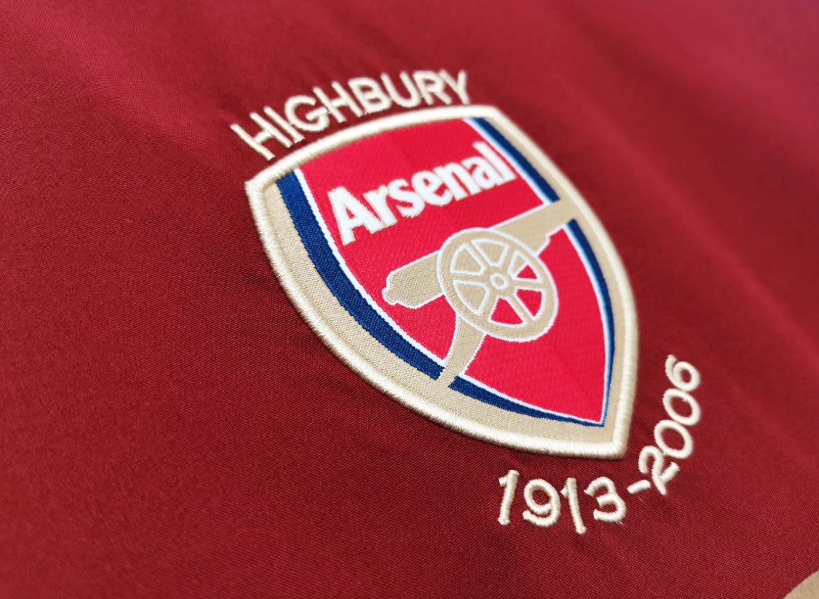 Maillot Rétro Arsenal 2005-06 Domicile Manches Longues