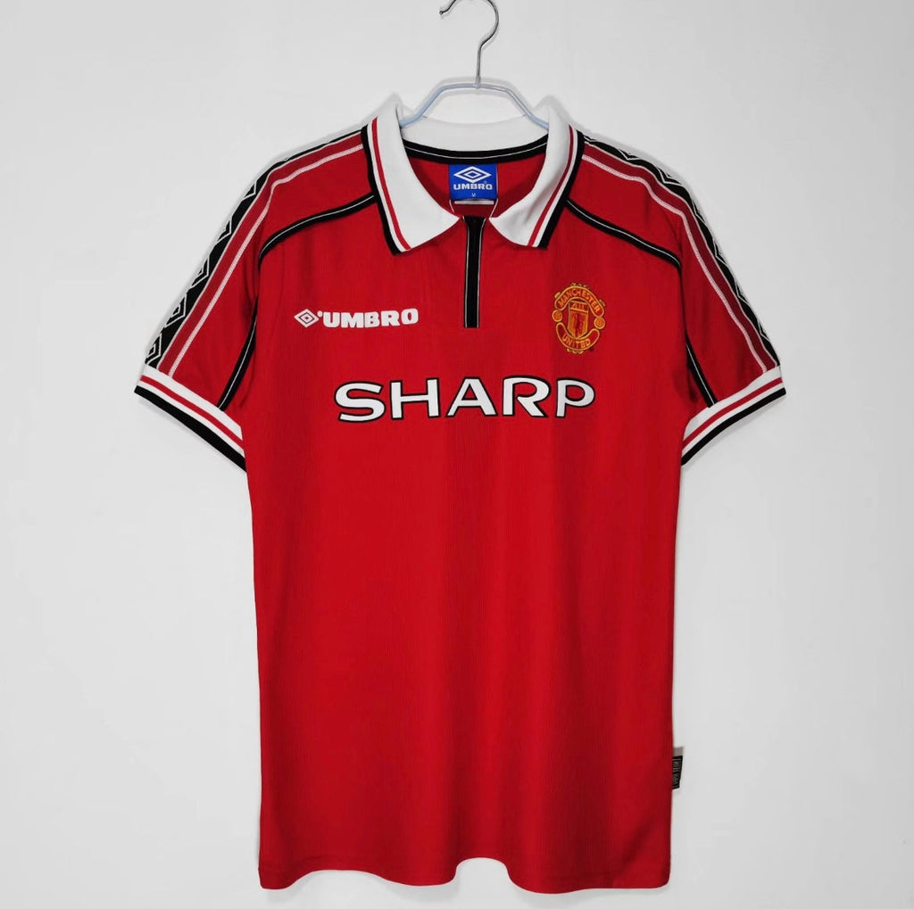 Maillot Rétro Manchester United 1998-99 Domicile